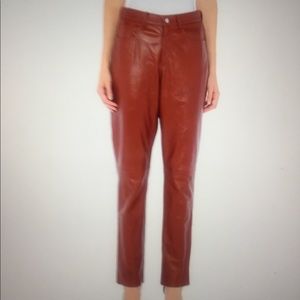 Leather pant made in Italy